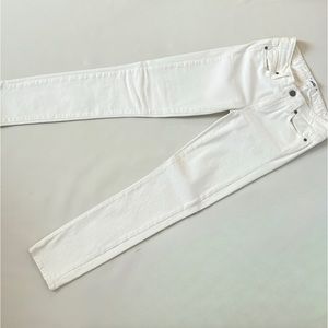 White Paige Cropped Skinny Jeans